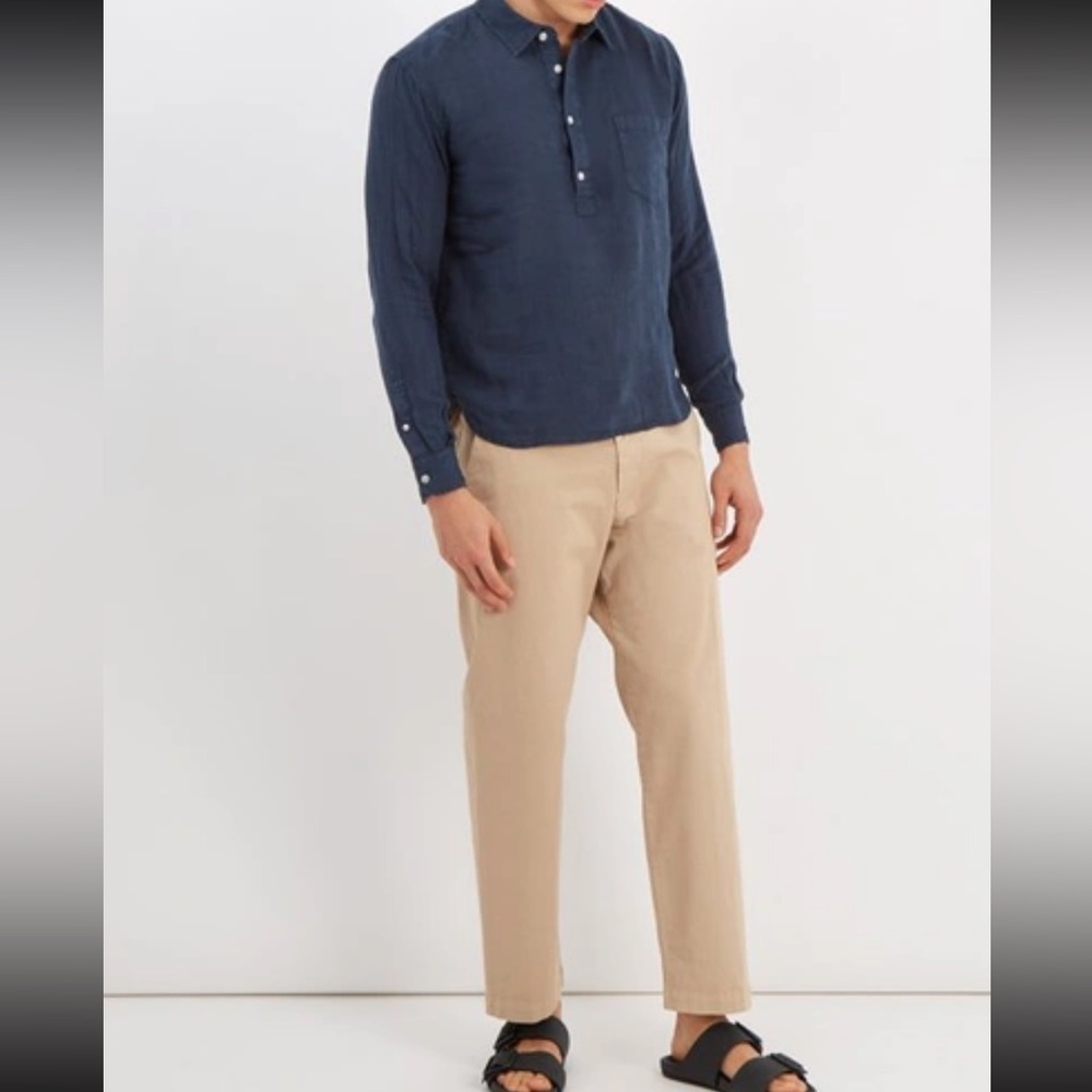 Solid & Striped Linen Shirt
